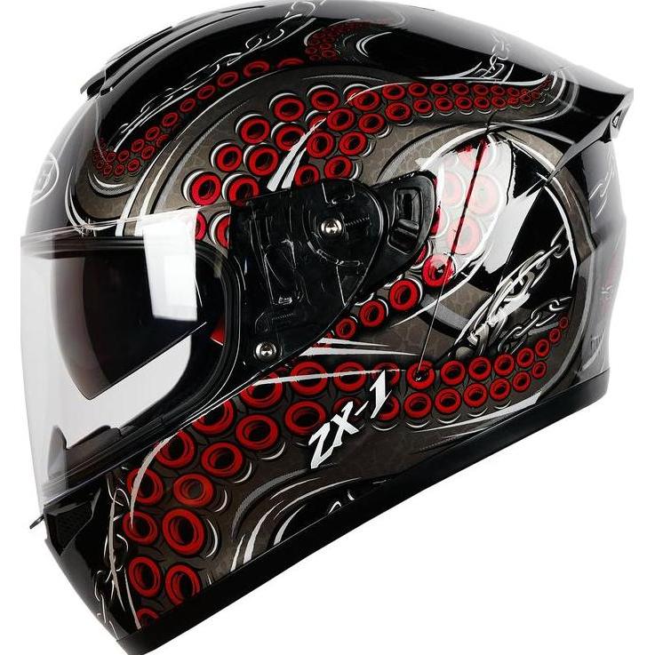 * NJS ZX-1 KRAKEN - HELM FULL FACE | NJS ZX1 | ZX MOTIF | ZX KRAKEN | HELM NJS | NJS ORI | SNI *