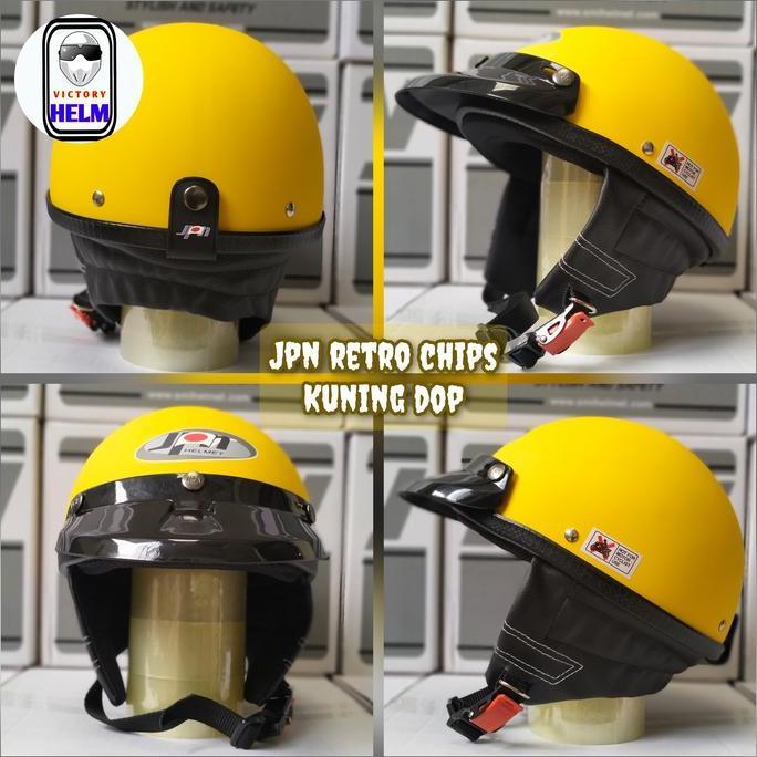 VIRALL HELM CHIP MEREK JPN WARNA KUNING DOP *
