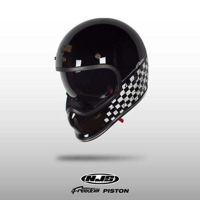 FYP NJS FREEDOM PISTON - HELM RETRO | NJS | NJS RETRO | RETRO FULLFACE | HELM NJS | NJS KEKINIAN | F