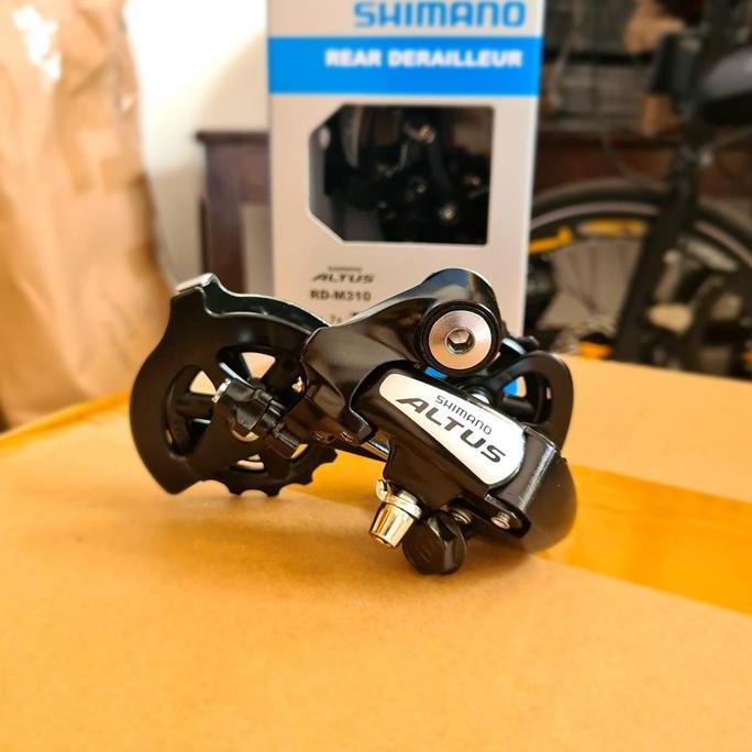 Murah Shimano RD Altus M310 Perangkat Transmisi Sepeda 8 Speed Original untuk 8 Speed Non COD