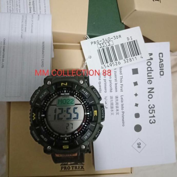 Casio Protrek PRG340-3DR PROTREK PRG340-3