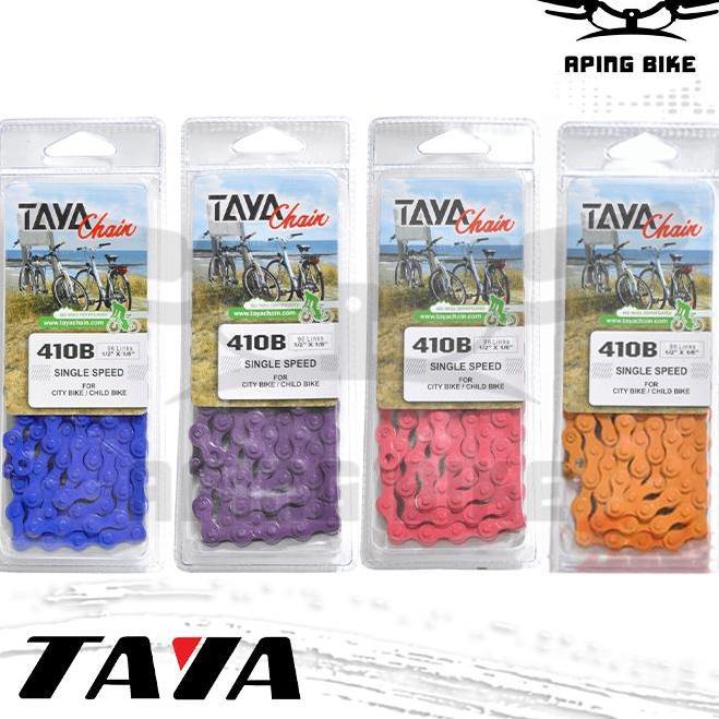 Rantai Sepeda Single Speed Taya Chain 410B Rante Sepeda Taya 410B