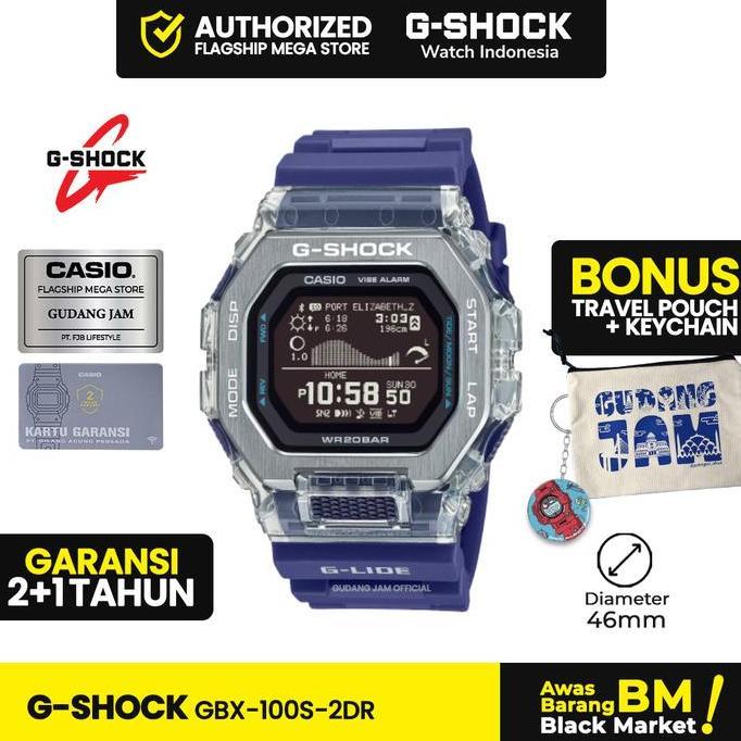 Jam Tangan Pria G-Shock GBX-100S-2DR GBX-100S-2D GBX-100S GBX100S GBX 100S