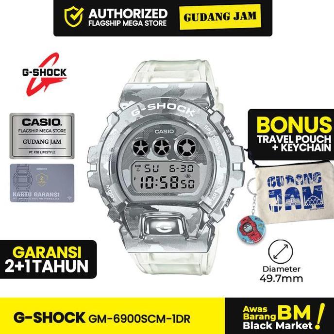 Jam Tangan Casio G-Shock Pria GM-6900SCM-1DR GM-6900SCM GM-6900 GM6900 Dital Watches