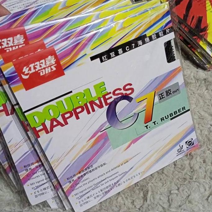 KARET TENIS MEJA BINTIK DHS C7 OX