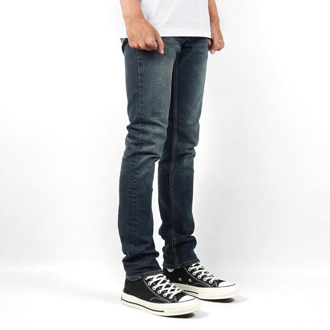 Eastwood Denim Pants Dark Blue Whisker