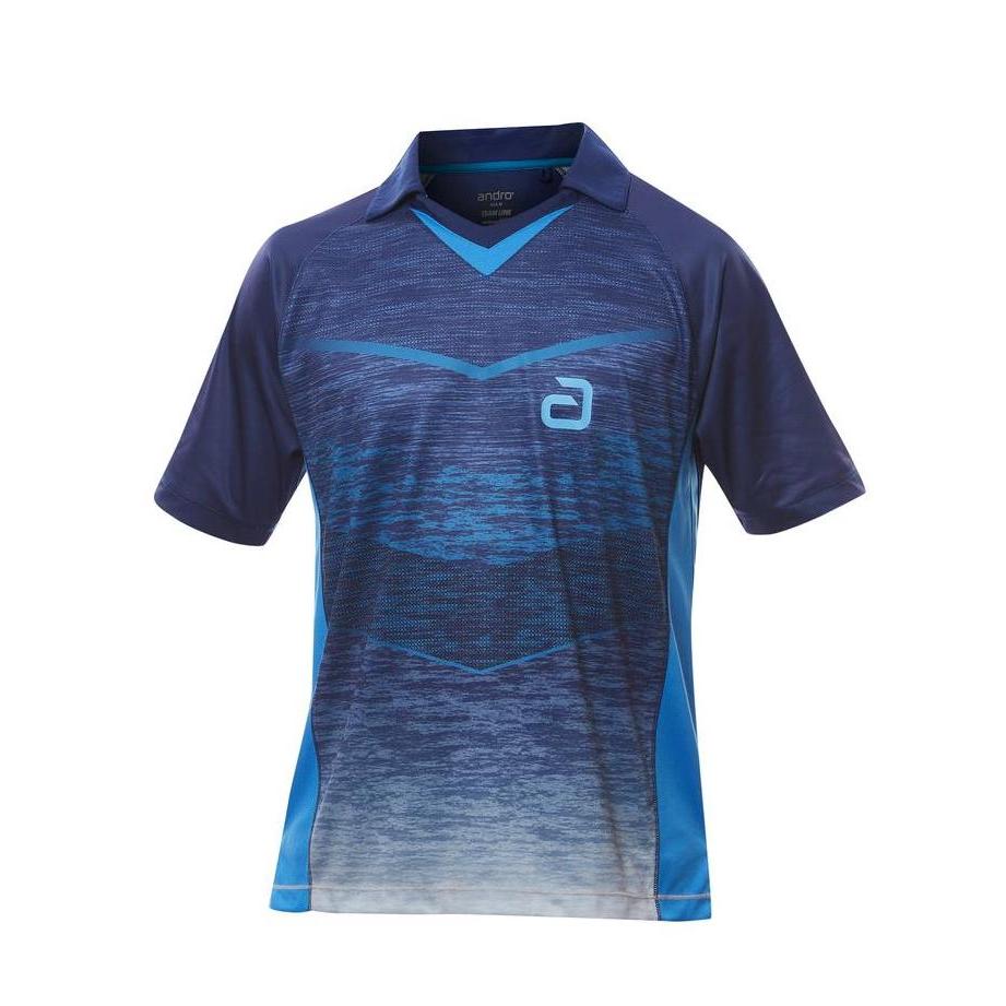 Kaos Shirt Tenis Meja Pingpong Andro Minto Blue