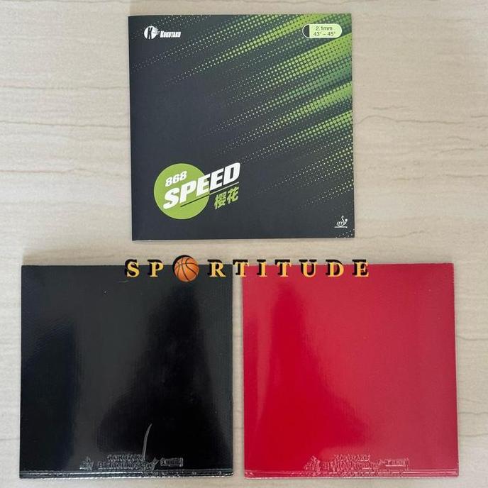 Karet Pingpong Tenis Meja Karet Pingpong Kokutaku 868 Speed isi 2