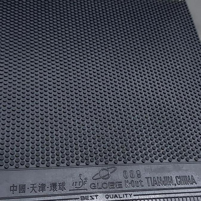 karet pingpong bintik pendek globe 889 tanpa sponge