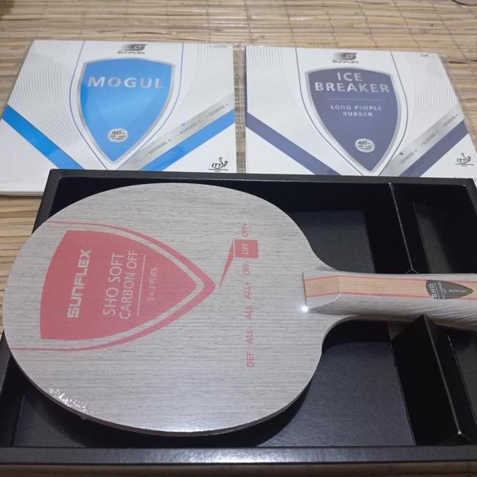 PAKET BET TENIS MEJA BINTIK SUNFLEX 01