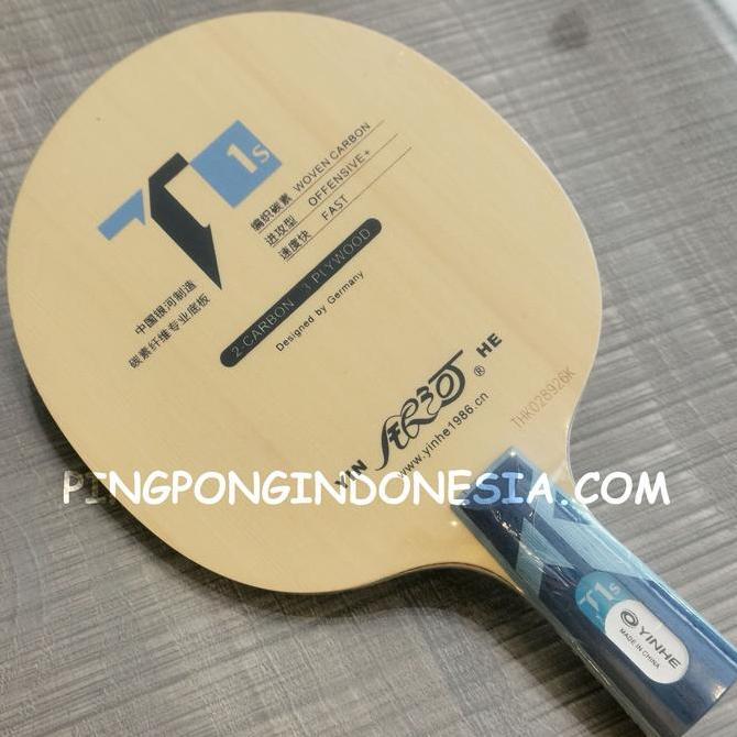 Yinhe T1s Penhold - Blade/Kayu Pingpong Tenis Meja Bat Bet
