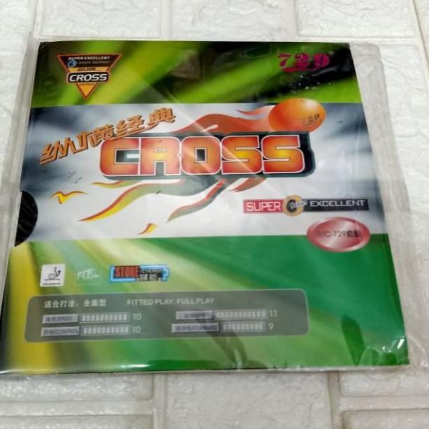 KARET BET PINGPONG 729 CROSS SPIN