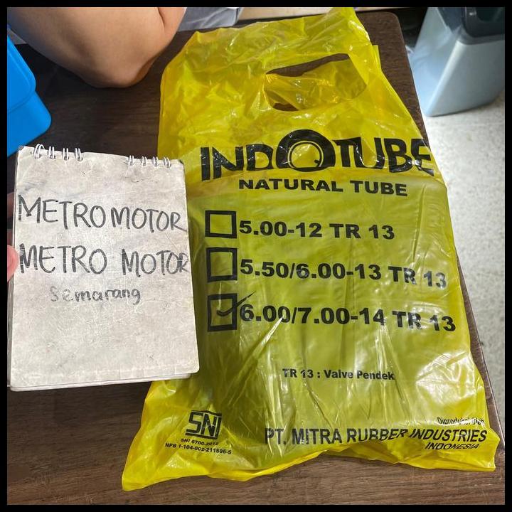 TERLARIS BAN DALAM MOBIL 6.00 7.00 - 14 BAN DALAM RING 14 600-14 700-14 INDOTUBE 