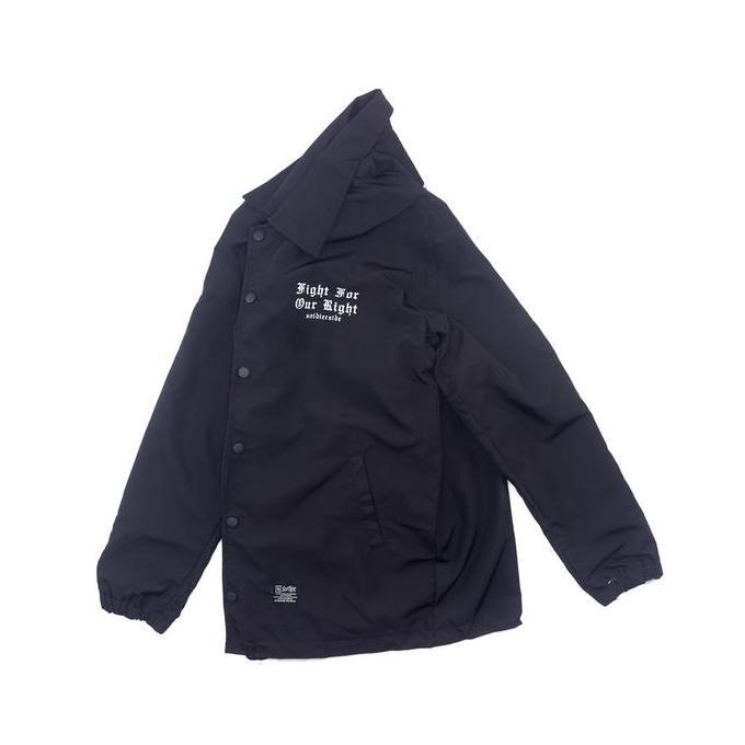 Soldierside Familia Jacket Windbreaker "Dreamss" Black WB118 jaket sablon  Hitam Nyaman Parasut Pria