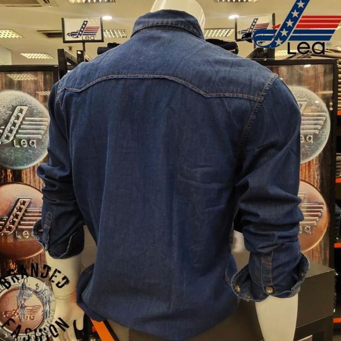 LEA KEMEJA PRIA DENIM LENGAN PANJANG AUTHENTIC