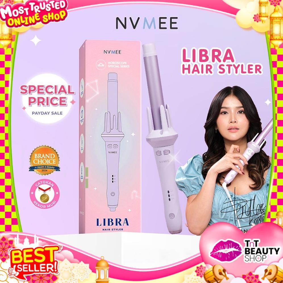 NVMEE - Catokan Keriting Keramik Otomatis Libra Hair Styler New Desain Elegant | TnT Beauty Shop