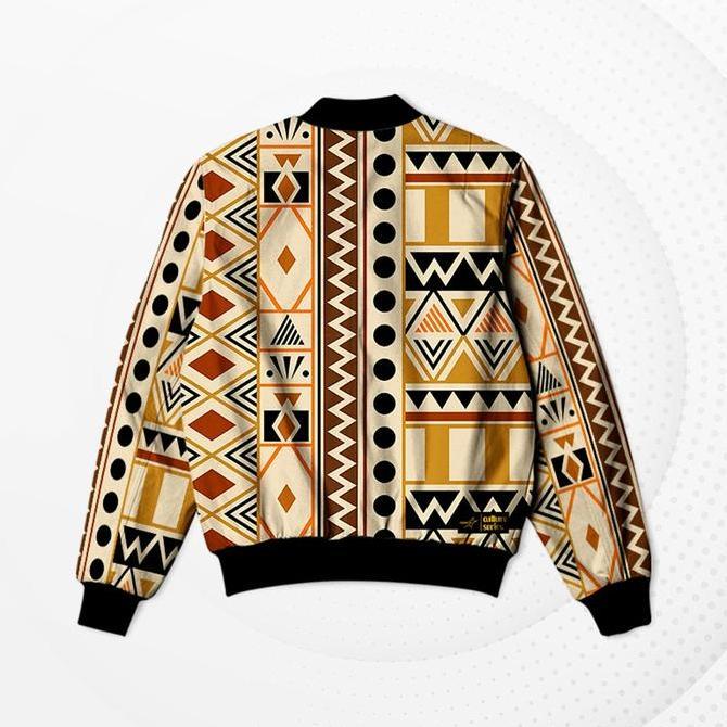 JAKET WANITA BOMBER MOTIF BATIK BUNGA