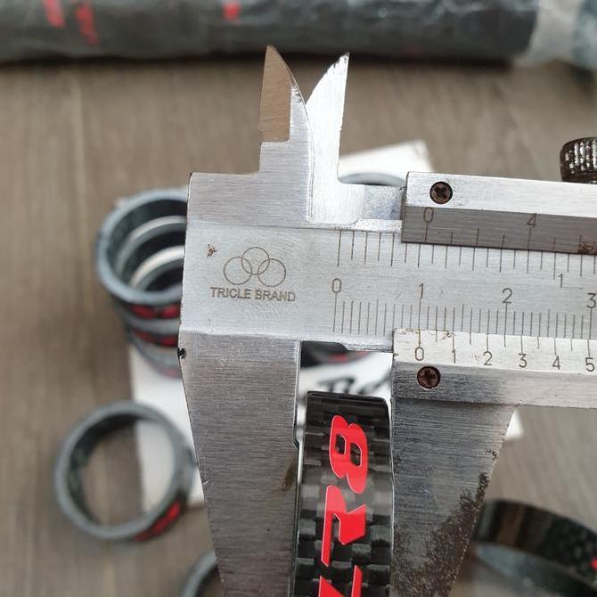 Murah Ring Fork/Spacer Carbon asli XLR8 10mm Non COD