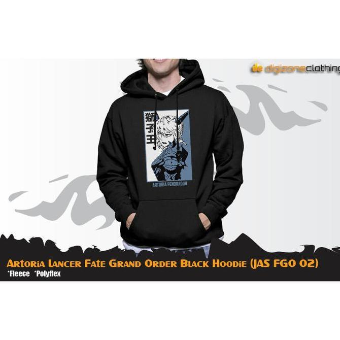 Jaket Anime Game Fate Grand Order Lancer Black Hoodie JAS FGO 02