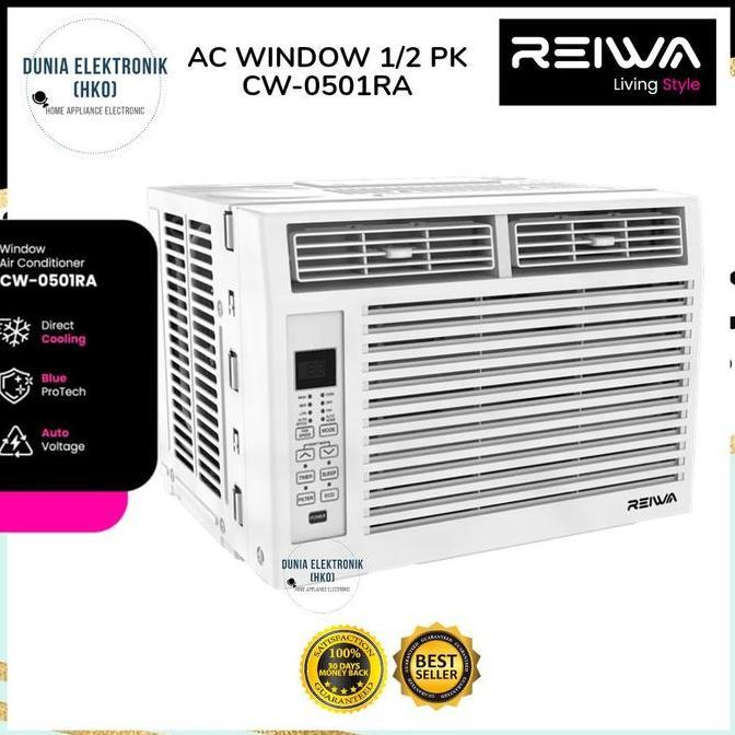 AC Window Reiwa 1/2 PK CW-0501RA CW0501RA | AC Window 1/2 PK Reiwa CW 0501 RA Low Watt