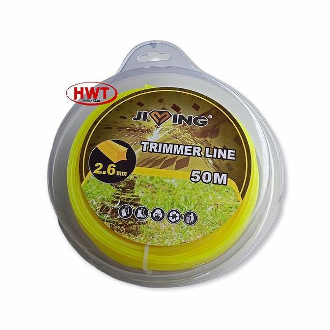 Paket Tali Senar 2,6 MM 50M + Pisau Senar Potong Rumput