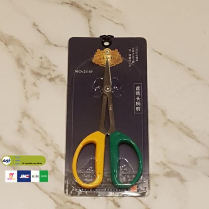 Gunting prunning Bonsai ranting 2110 gunting hijau kuning