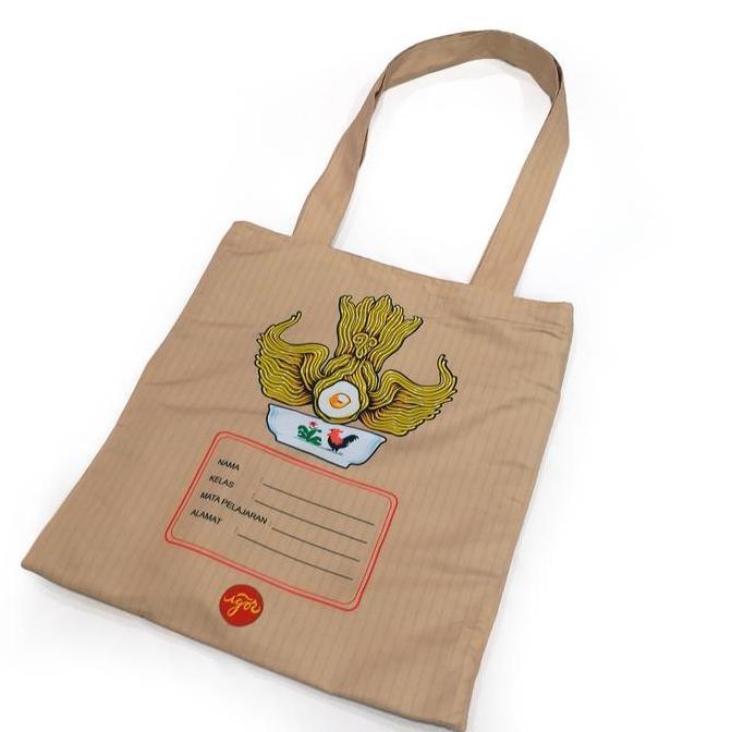 Tas Tote Totebag Goodie Bag IGORsatumangkok Shrelo Agenda Jadul Nostalgia Generasi 90an Vintage 31x3