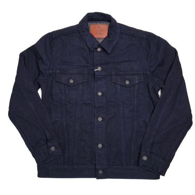 Pure Blue Japan 6116 Double Face Indo x Stripe Type 3 Jacket