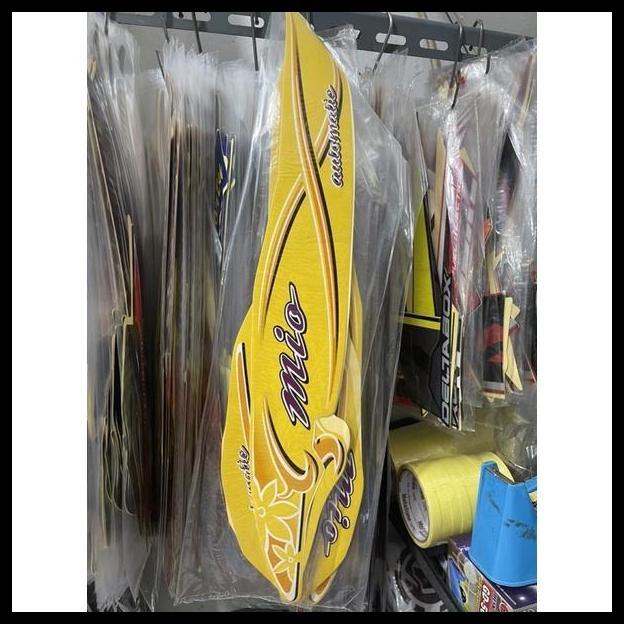 BEST DEAL (ORI)  STRIPING MIO SPORTY 2004 KUNING KUALITAS ORIGINAL