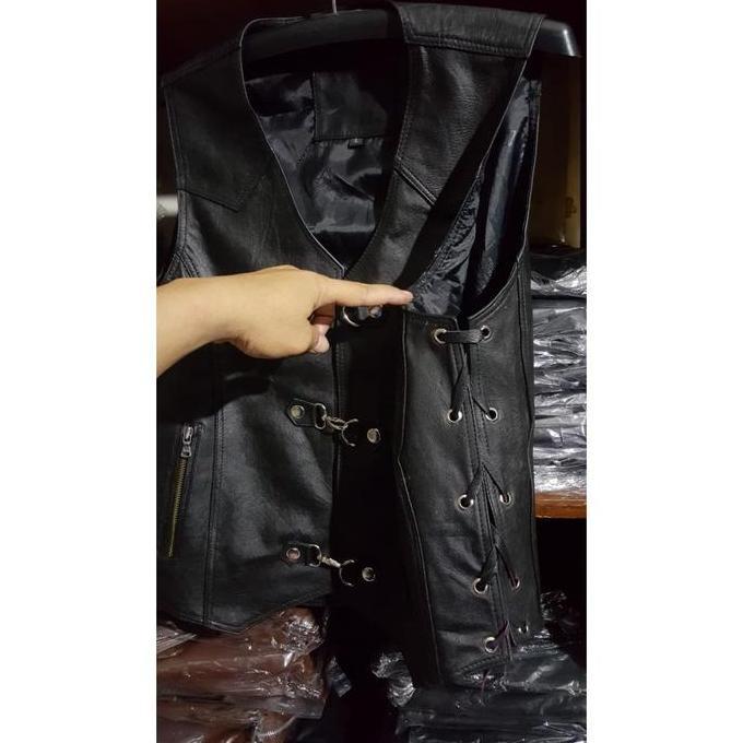 ROMPI KULIT ASLI ROMPI BIKERS COWOK JAKET ROMPI PRIA koboy