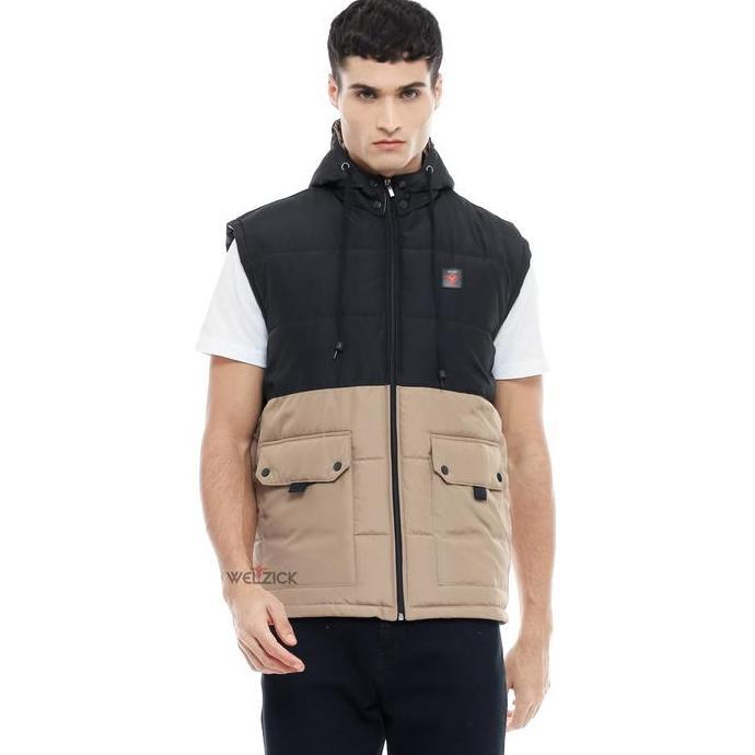 Jaket Vest Rompi Hoodie Pria Wanita Casual Gn03 Bee Medium & Jumbo