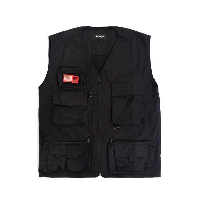 Moxie Tactical Vest Ripstop - Black Rompi Pria