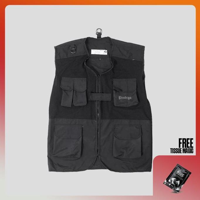 Rompi Cargo Multifungsi Tactical Outdoor Vest Jaring Pria Lapangan Prodo Serimpi Motif 1