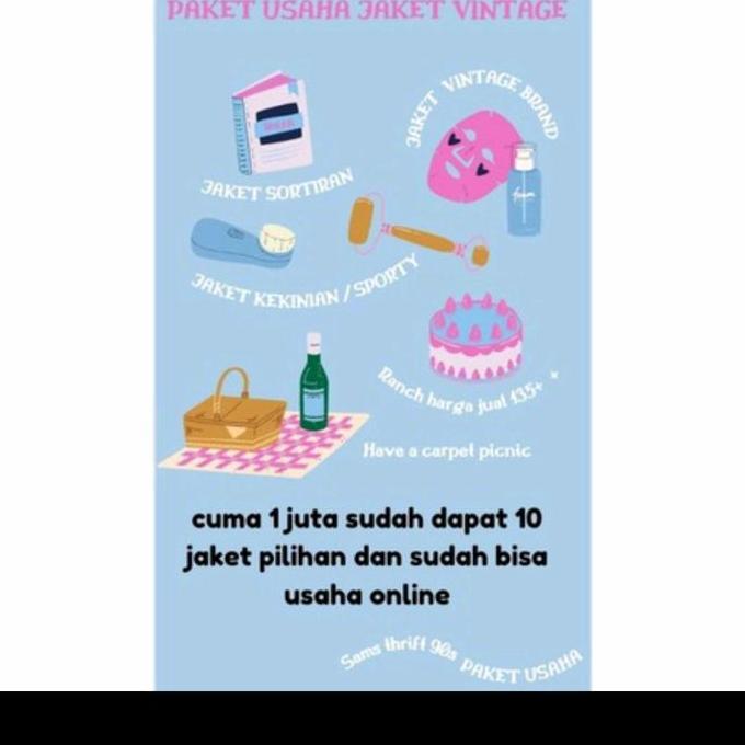 PAKET USAHA/ BORONGAN JAKET VINTAGE AUTO CUAN