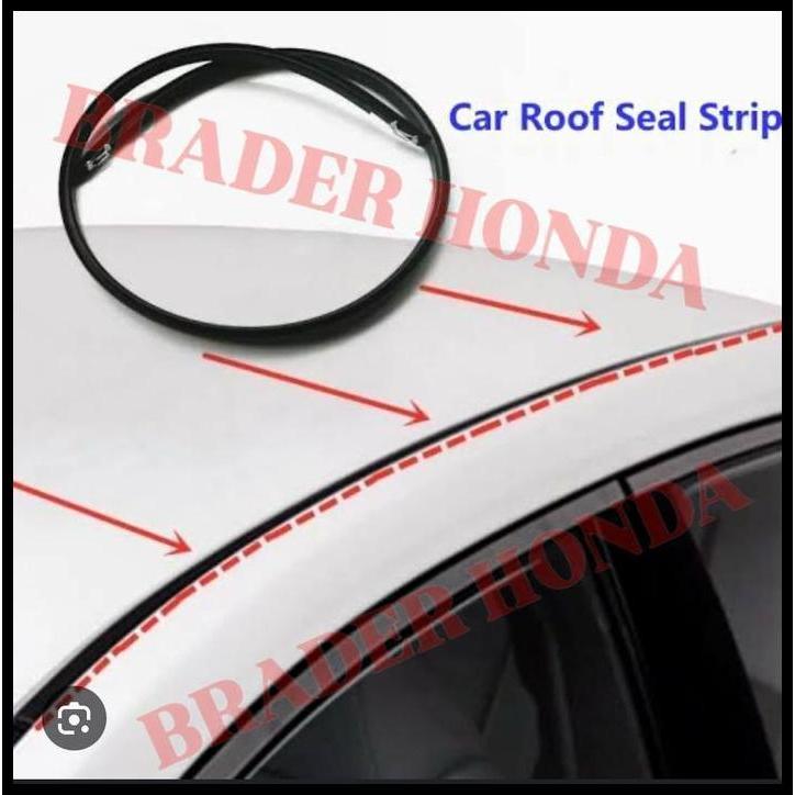 GRATIS ONGKIR KARET LIST SUN ROOF MOLDING ATAP ATAS SUB SEAL BRIO CBU SATYA 2012 2013 2014 2015 2016
