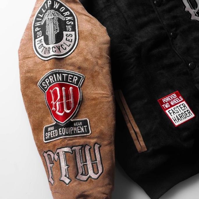 Sandway Varsity Phillip Works Jacket Baggy