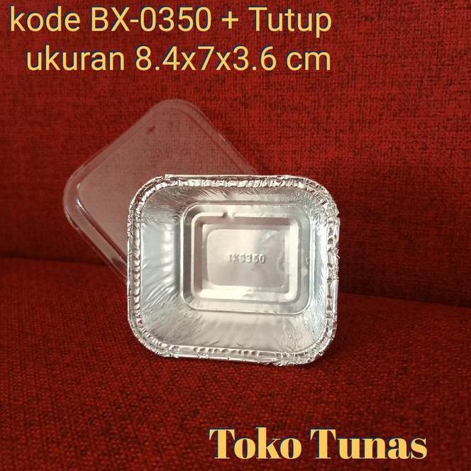 Loyang Alumunium Foil Bx0350 Bx 350 Bx 0350 Tutup Isi 50