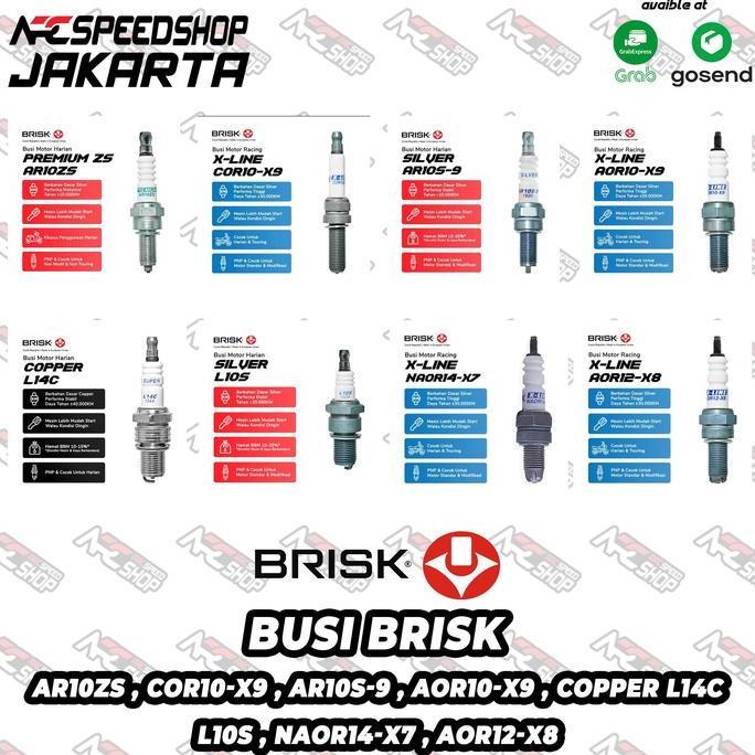 Busi Brisk Xline Racing Aor10 - X9 Ninja 250 Fi Busi Racing