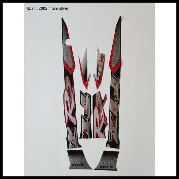 GRATIS ONGKIR (ORI) STRIPING ORI YAMAHA FIZ R TH 2002 HITAM SILVER KUALITAS ORIGINAL 