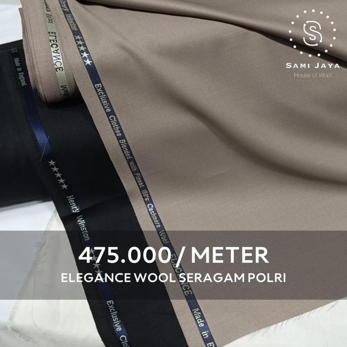 Kain Bahan Seragam Polri ELEGENCE WOOL Henry Winston