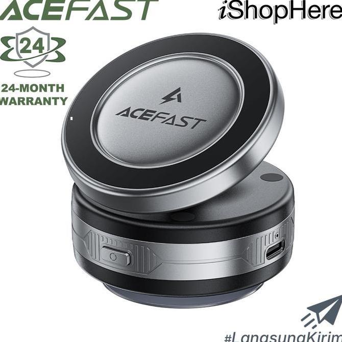 Acefast 360 Magnetic Wireless Charger & Holder E29 15 W Fast Charge Electric Suction Cup & MAG-Charg
