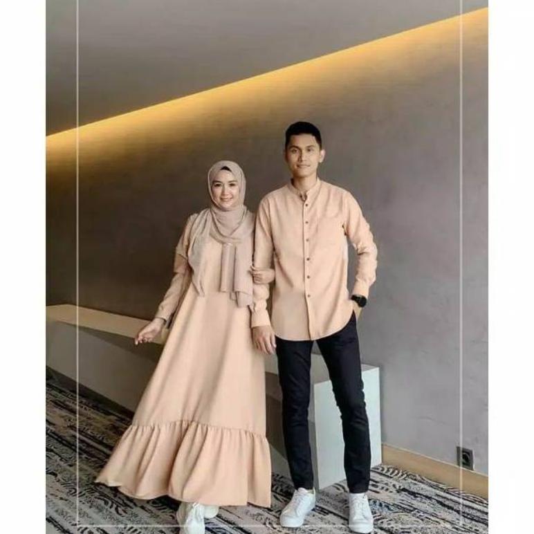 Couple AZKA Couple gamis terbaru Gamis udah satu set cewek cowok ada ukura jumbo