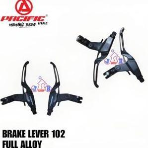 HANDLE HANDEL REM FULL ALUMUNIUM BRAKE LEVER PACIFIC ATLANTIS SEPEDA MTB MINI MINION LIPAT SELI BMX 