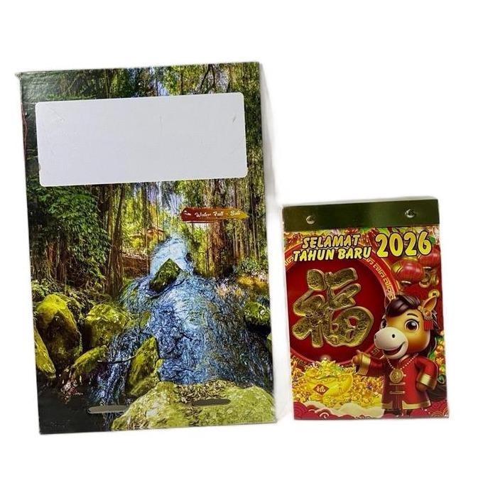 Murah kalender harian sobek plus tatakan tahun 2026 Kertas TH