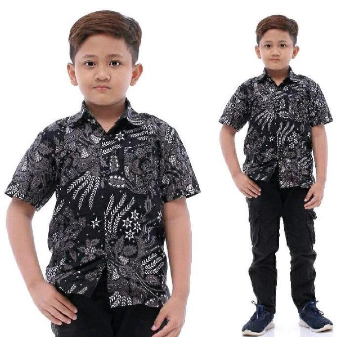 DISKON BAJU BATIK ANAK USIA 1 SAMPAI 12 TAHUN KEMEJA BATIK ANAK COWOK UMUR 1 - 12 TAHUN BATIK ANAK L