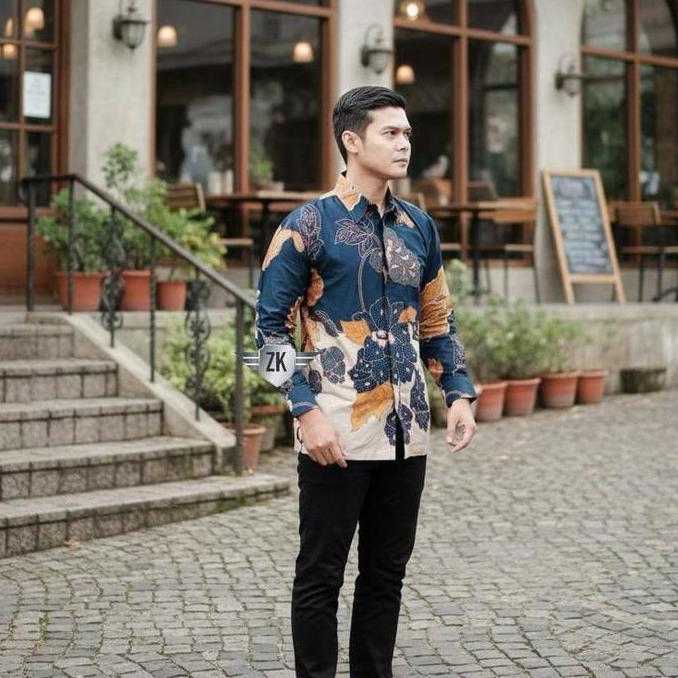 BEST SELLER BATIK COUPLE BATIK PRIA ATASAN WANITA BUNGA BAJU CEWEK PASANGAN KANCING UKURAN M L XL XX