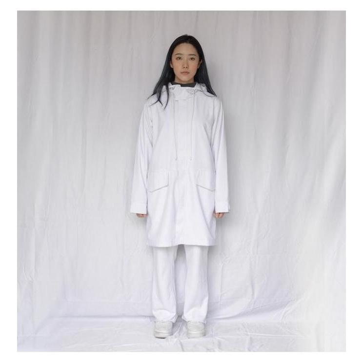 Diskont Jaket Pelindung Anti-Air Dan Mikrobial Sritex - Ladies Long Coat