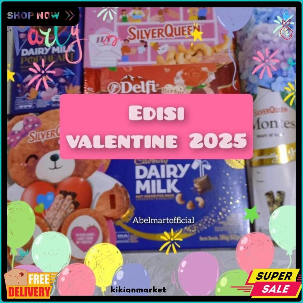 Silverqueen Montes Valentine / Silverqueen Chunky Bar Edisi Valentine Bear / Silverqueen Bear / Silv