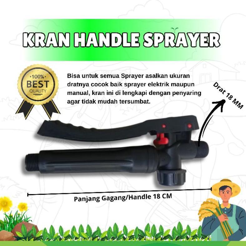 Promo Cod Handle Pb Merah Gagang Keran Sprayer Elektrik Knapsack: Kuat, Anti Bocor, Untuk Tangki Spr