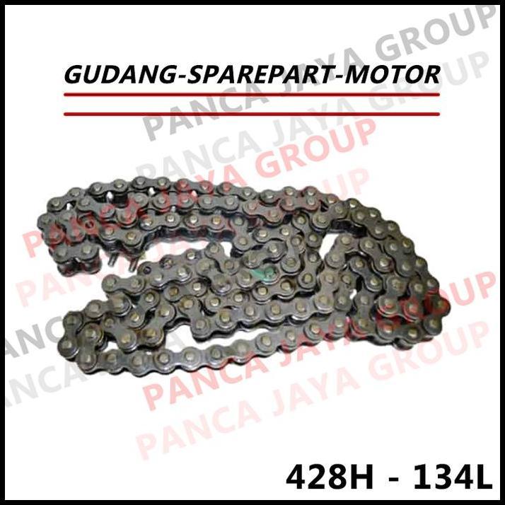 DISKON RANTAI RODA GEAR GIR 428H-134L 134 VIAR CROSS CROS X 200-250 GT SE ES DB !!!